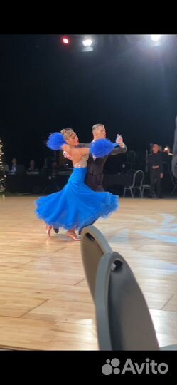 Платье голубое для европейской программы