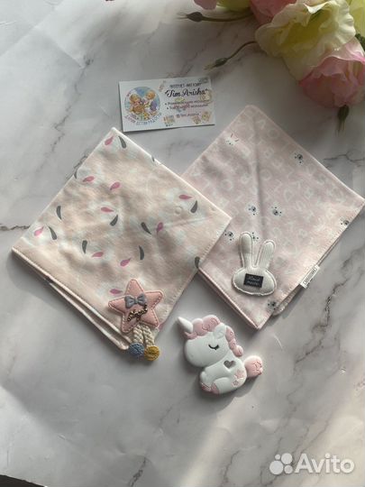 Муслиновый Слюнявчик, муслиновый нагрудник