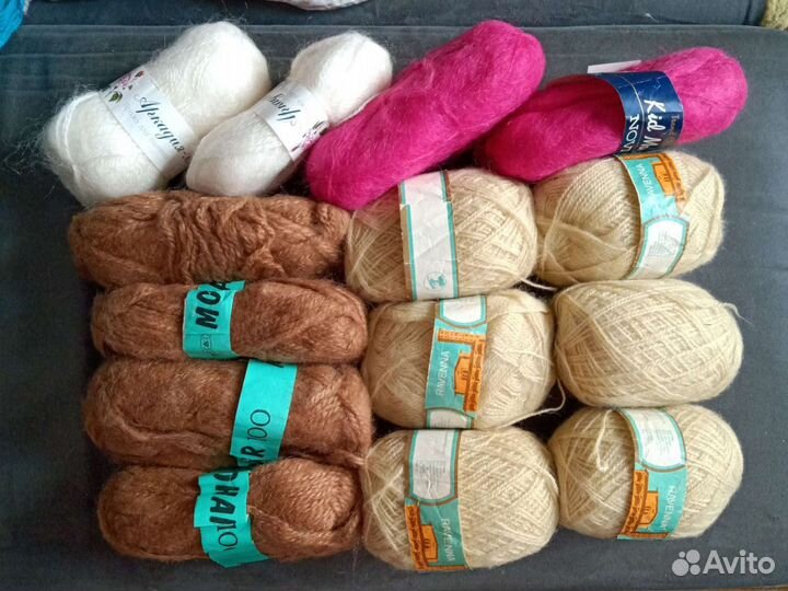 Пряжа мохер для вязания