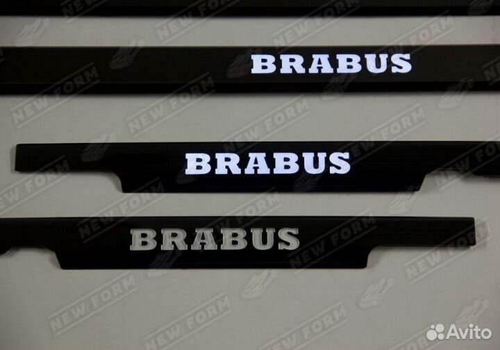 Накладки на пороги Брабус Mercedes G class W463