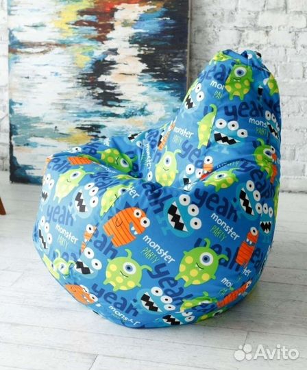 Мягкий пуфик мешок