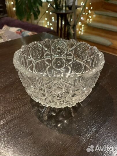 Салатники, конфетницы хрустальные