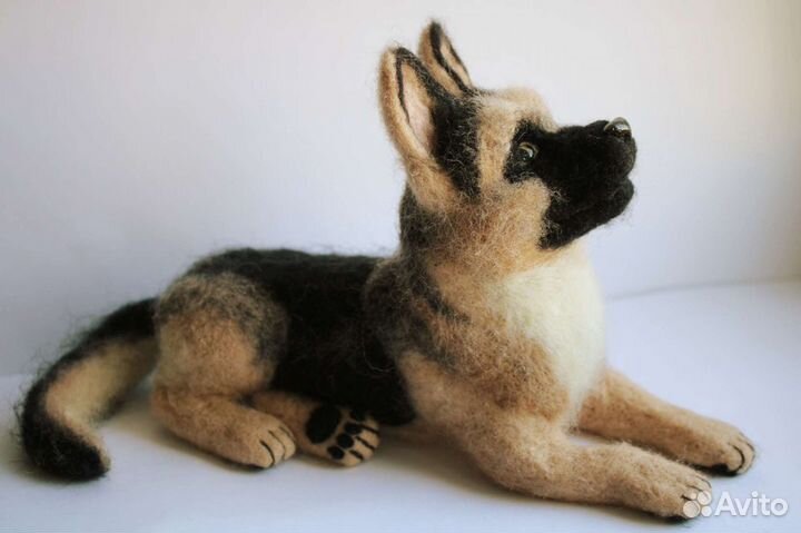 Немецкая овчарка ручная работа