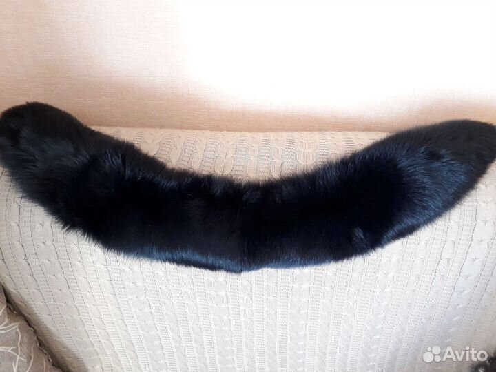 Меховой воротник песец