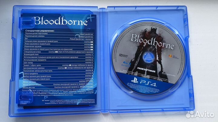 Bloodborne ps4 диск