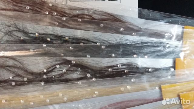 Волосы на Заколках со Стразами и Украшениями