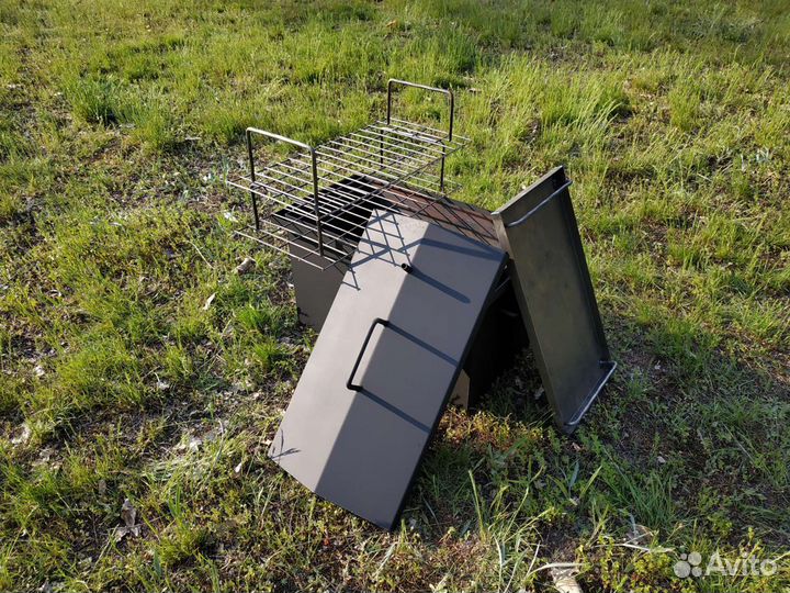 Коптильня двухъярусная с гидрозатвором