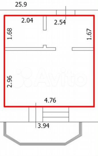 Квартира-студия, 23 м², 7/9 эт.