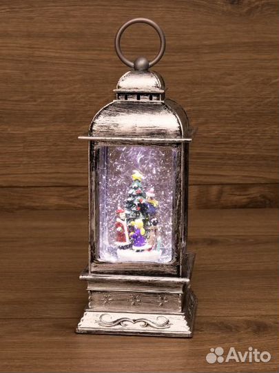 Фонарь декоративный светодиодный «Рождество», 25см