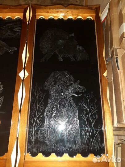 Нарды шахматы ручная работа