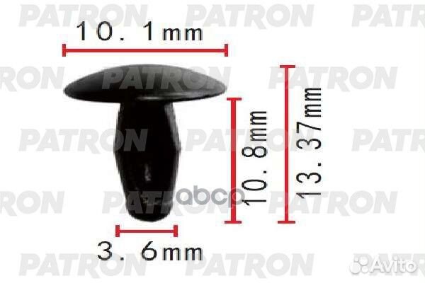 Клипса пластмассовая GM применяемость: кузов