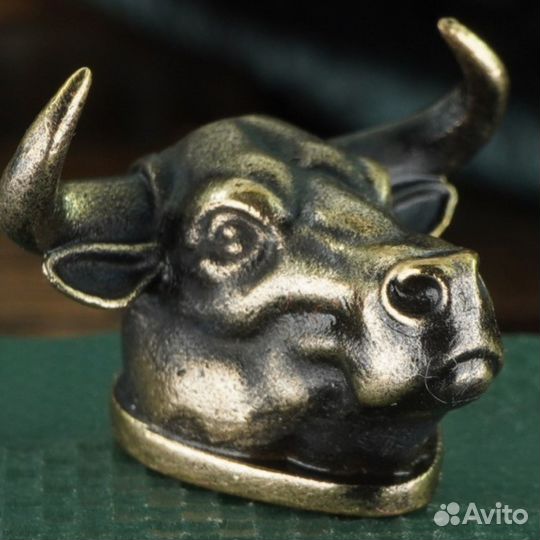 Бусина Темляк Брелок Телец Зодиак Теленок Корова