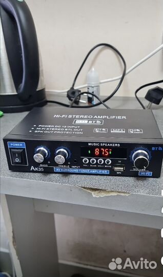 Мини муз центр с bluetooth