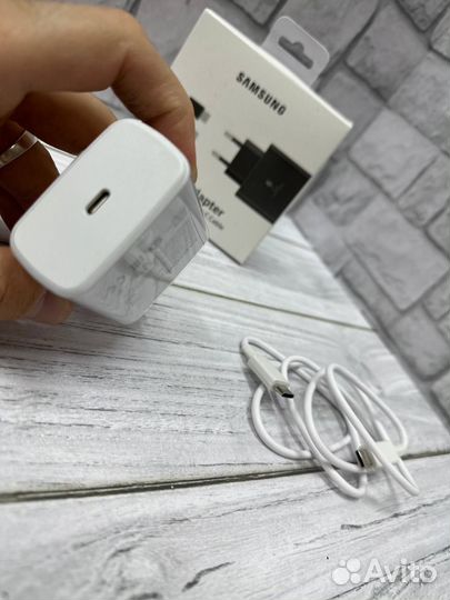Samsung 45W + кабель Type-C - Type-C