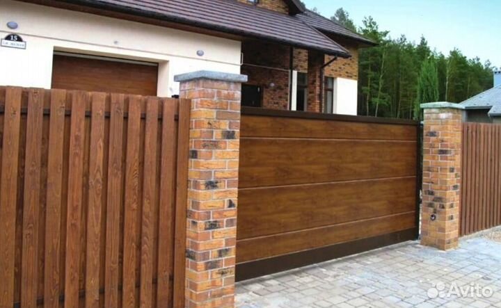 Ворота откатные качественно прочные