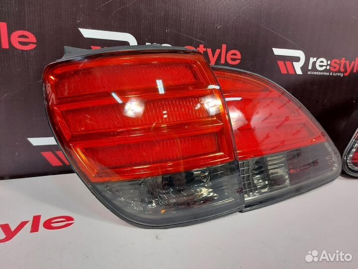 Стопы Toyota Harrier 10 LED Красно-черные S2074