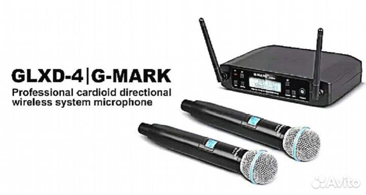 G-mark Glxd4 профессиональная UHF новая радиосист