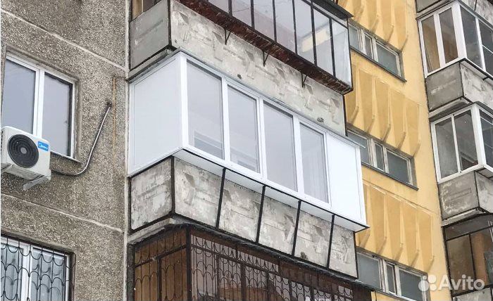 Балкон с отделкой под ключ