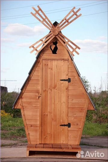 Дачный туалет деревянный К302