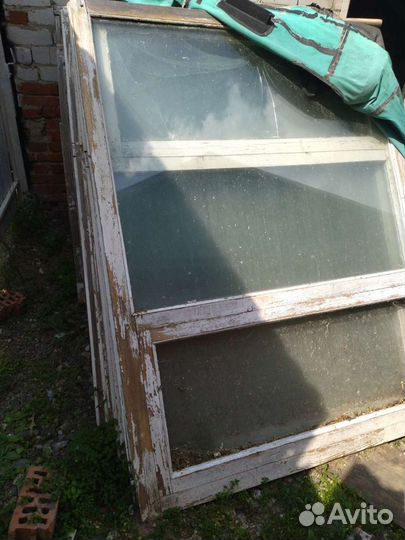 Деревянные окна со стеклопакетом бу