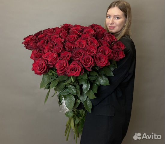 Розы высокие купить в подарок в розницу объявление продам