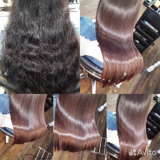 Кератиновое выпрямление, ботокс для волос