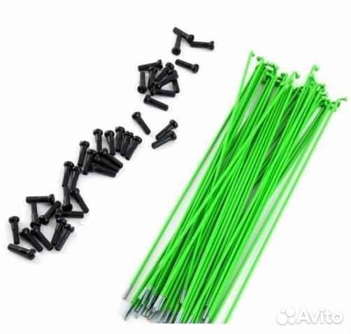 Спицы для BMX Infect 15G 184мм Зеленый