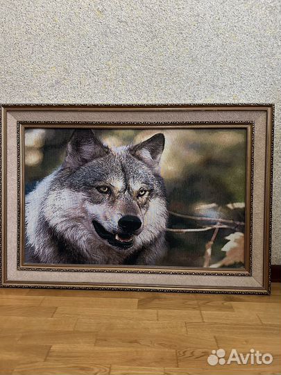 Картина в раме гобелен