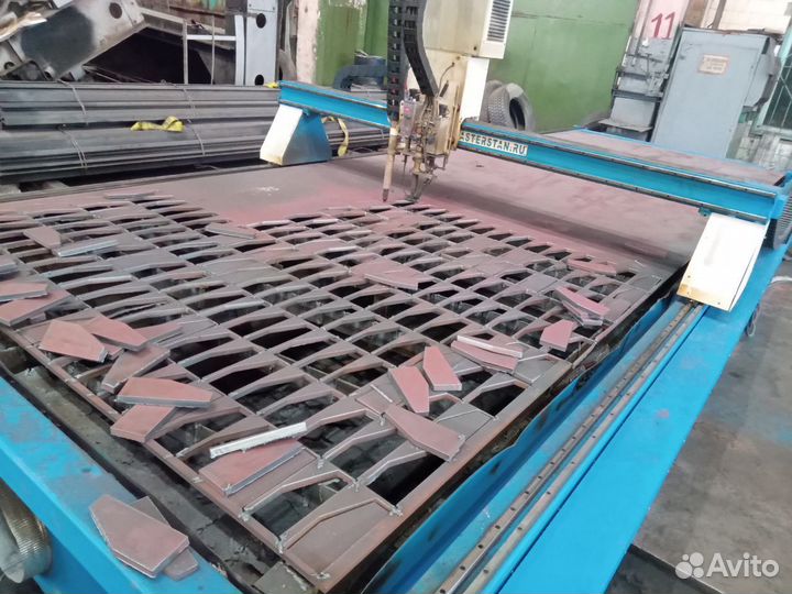 Раскрой листа металла на станке с чпу