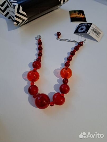 Бусы из муранского стекла