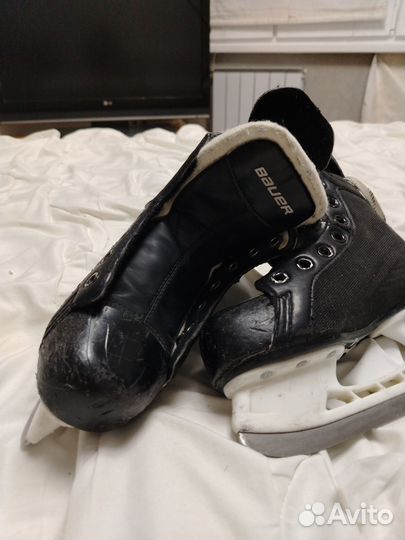 Хоккейные коньки bauer 32.5 размер
