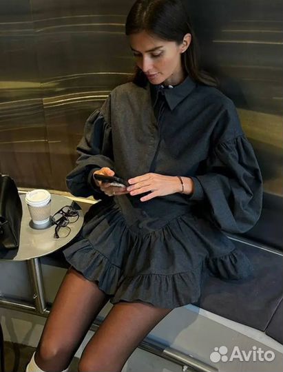 Костюм женский юбка и рубашка