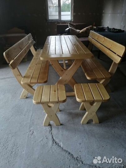 Садовая мебель из дерева