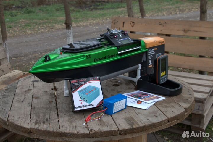 Прикормочный кораблик CamaraD - эхолот TF740,21А