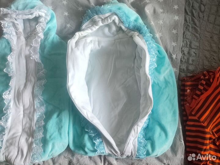 Конверт на выписку летний для мальчика