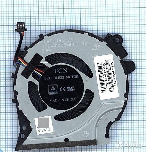 Вентилятор (кулер) для ноутбука HP Pavilion 15-CX