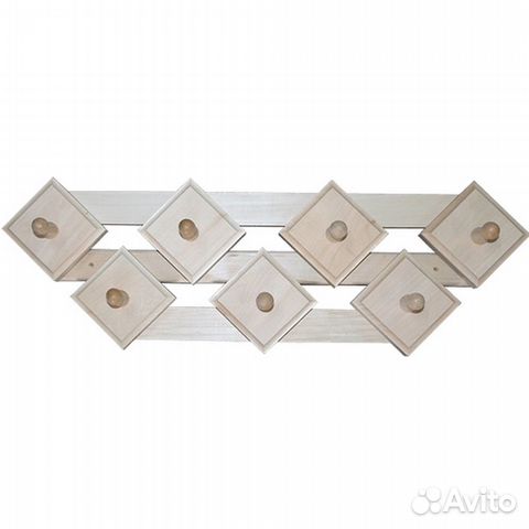 Вешалка Оригинальная Ромб большой 7 крючков бм