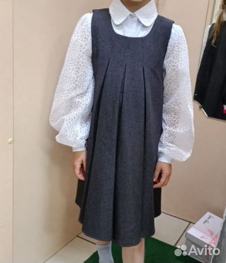 Сарафан школьный и блузка