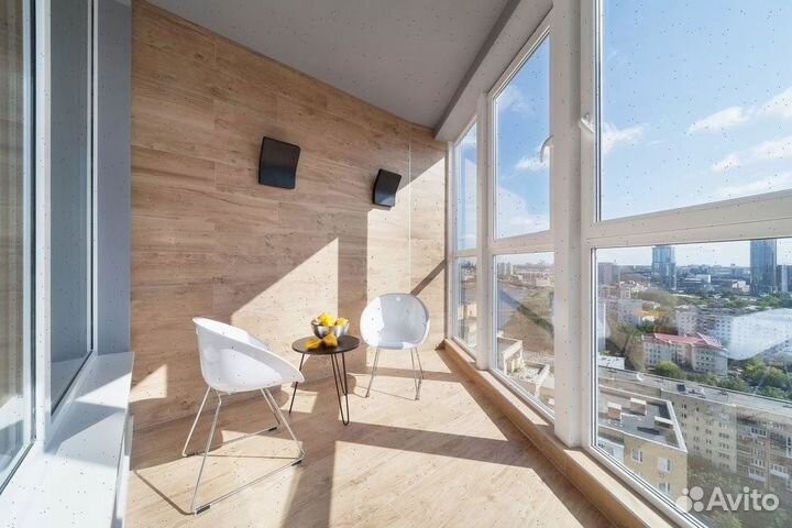 Балкон Французское Остекление