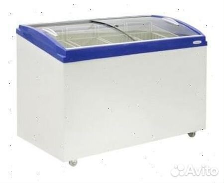 Шторка со стеклопакетом нижняя для морозильной