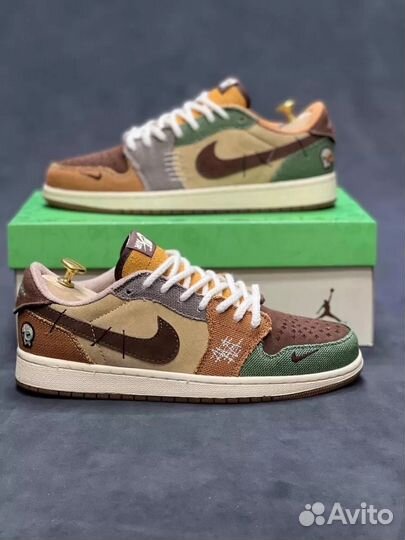 Nike Air Jordan 1 Low Green-Brown (38р)