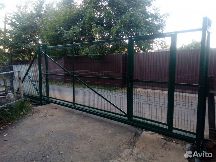 Ворота откатные 4,5 метра