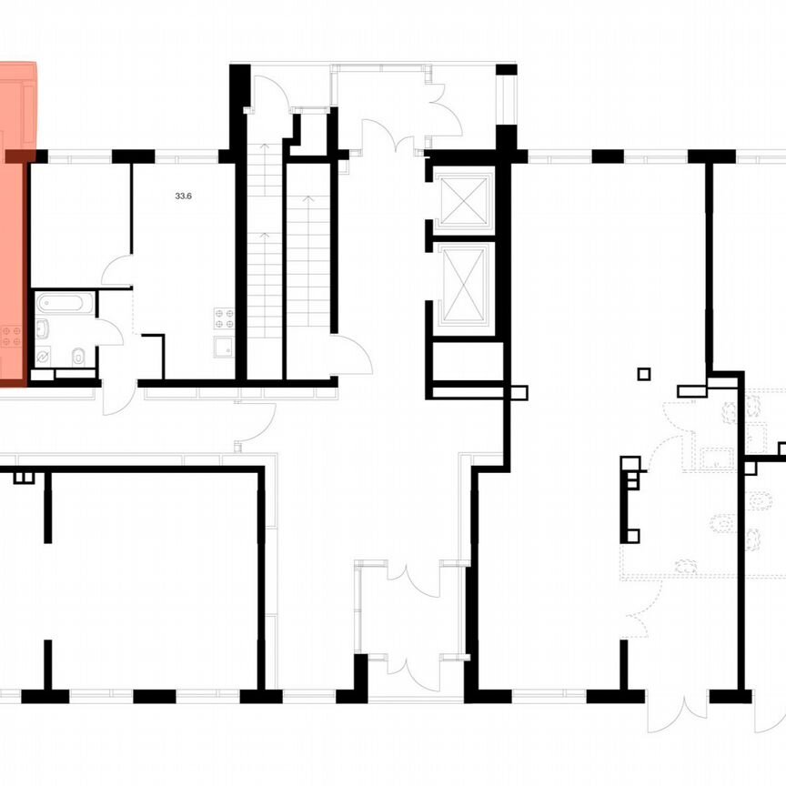 1-к. квартира, 41,2 м², 1/9 эт.