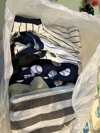 Вещи детские пакетом размеры 70-86 б/у