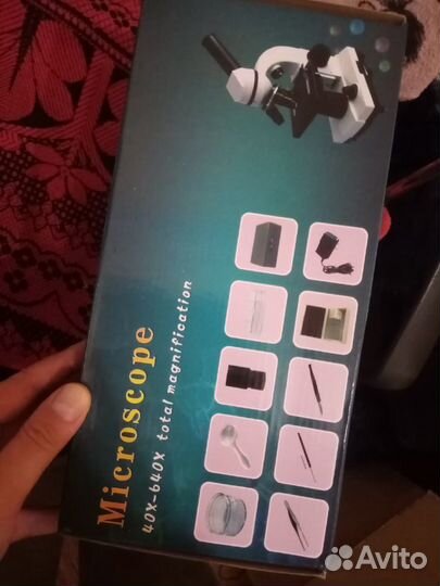 Микроскоп (40-640х) на подарок ребенку