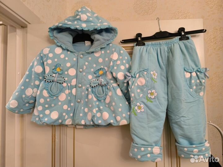 Тёплый костюм 2 - 3 года весна осень