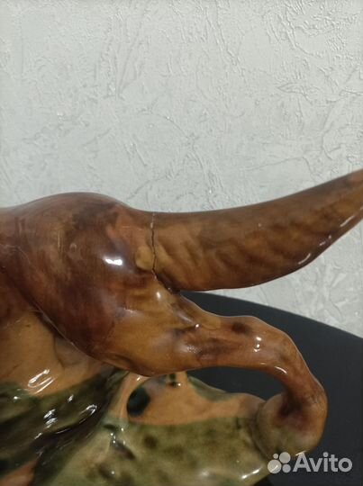 Статуэтка фаянсовая охотничья собака