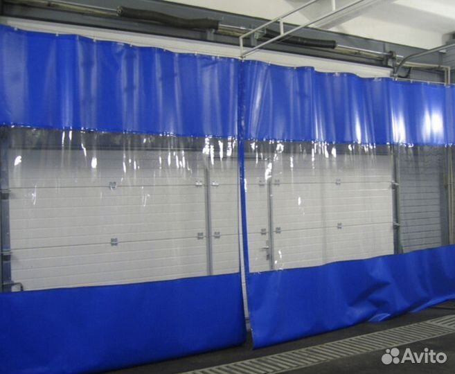Шторы для гаража, сто, детейлинга