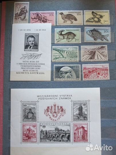 Марки Чехословакии 1945-1966 (**/*)