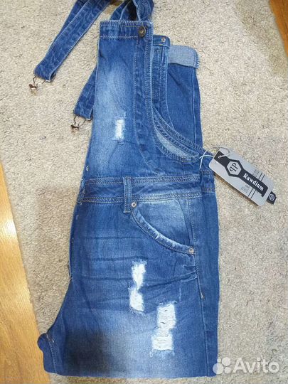 Джинсовые комбинезон